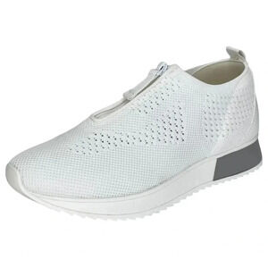 Anne Klein Terri White Knit Hidden Heels Womens Sneakers Size 8.5M